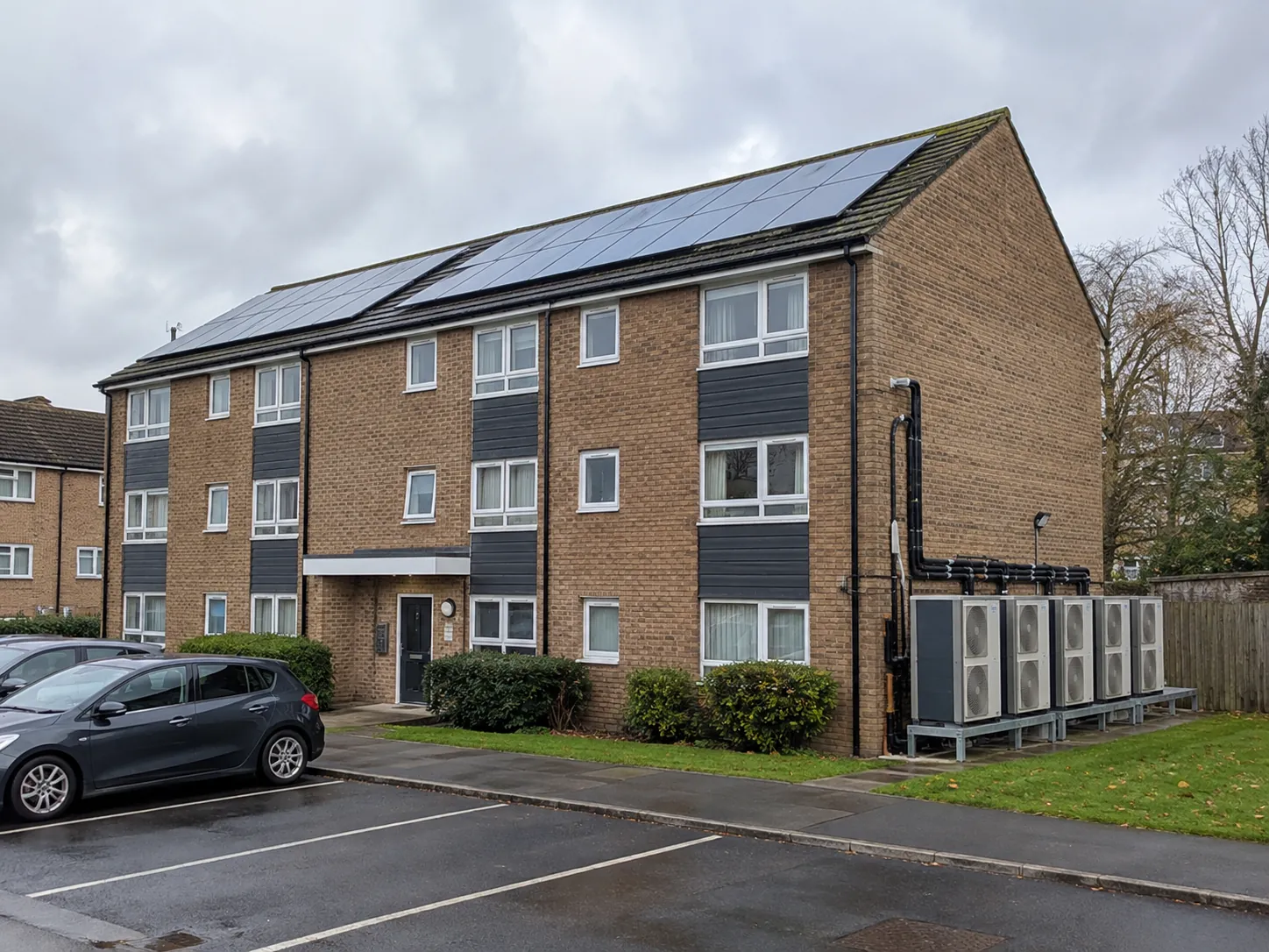 Low-rise British flats