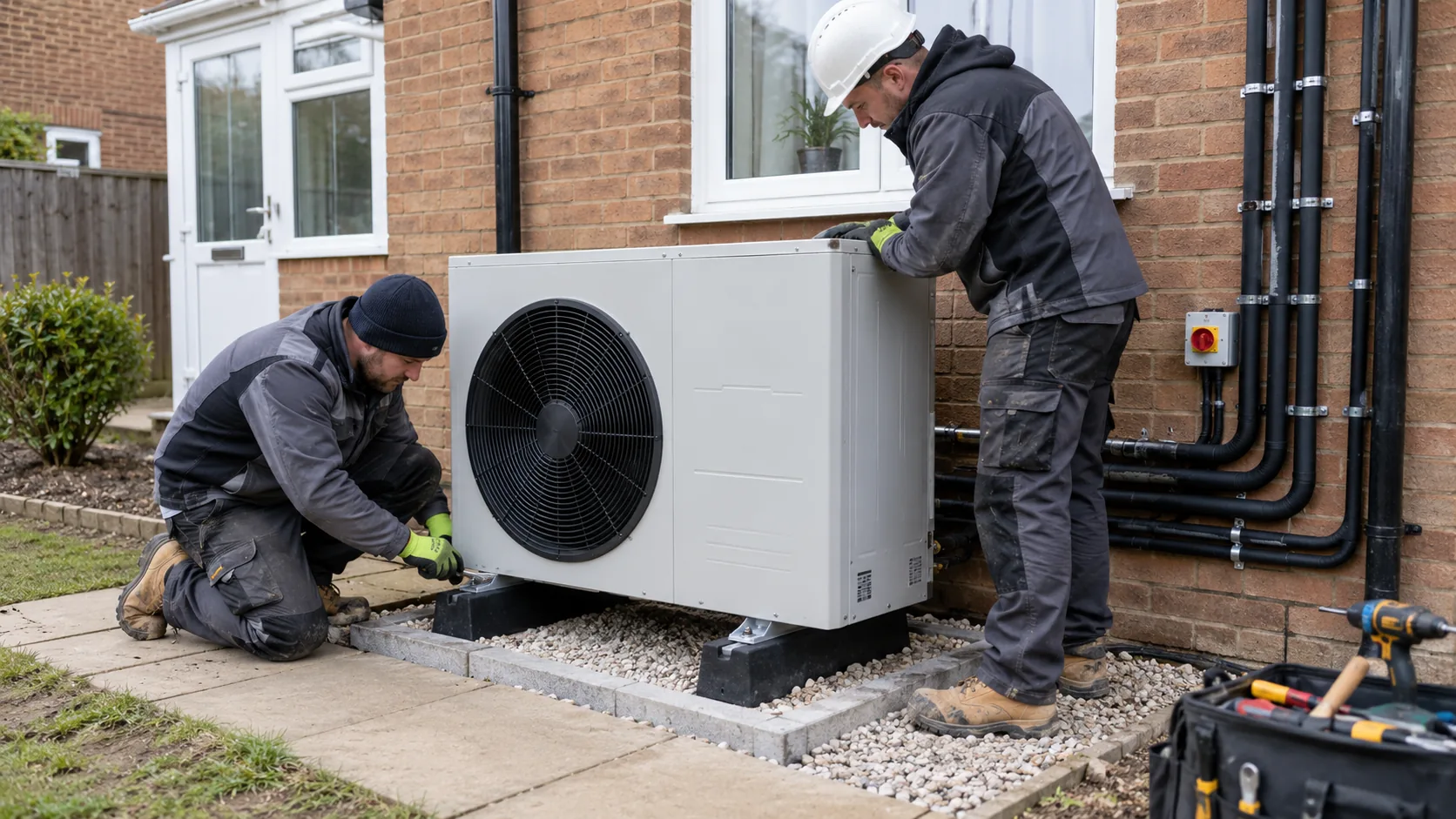 What happens during a UK heat pump installation?